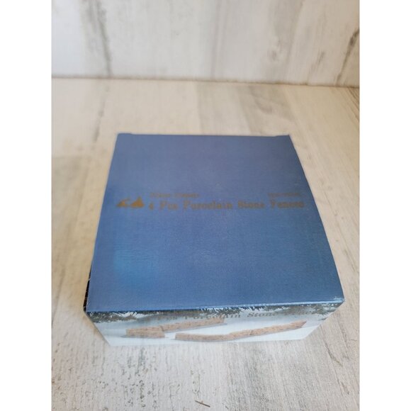 Dickens Keepsake 4-Piece porcelain Stone Fence Village accessory Xmas - Picture 7 of 7